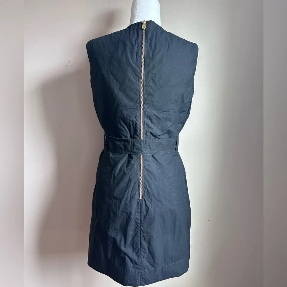 Barbour Black Mini Dress with Belt - Picture 10 of 13